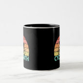 Cycopath Funny Cycling Zweifarbige Tasse (Mittel)