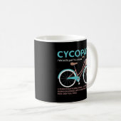 Cycopath Funny Cyclists Kaffeetasse (VorderseiteRechts)