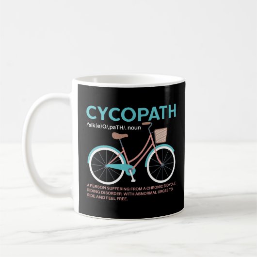 Cycopath Funny Cyclists Kaffeetasse (Links)