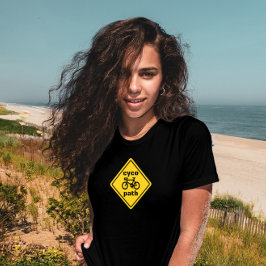 Cycopath Funny Road Sign für Cycopath Lover T - Sh T-Shirt