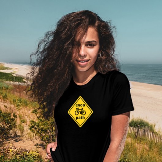 Cycopath Funny Road Sign für Cycopath Lover T - Sh T-Shirt