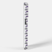 Cycopath Halloween Ghost auf Lila Fahrrad Case-Mate iPhone Hülle (Rückseite / Rechts)