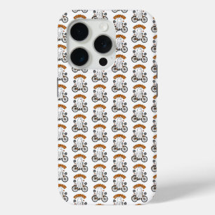 Cycopath Halloween Ghost on Orange Bicycle Case-Mate iPhone Hülle