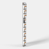 Cycopath Halloween Ghost on Orange Bicycle Case-Mate iPhone Hülle (Rückseite / Rechts)