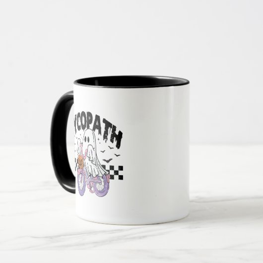 Cycopath Halloween Tasse (Vorderseite Links)