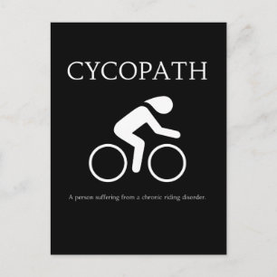 Cycopath, ich Liebe bike die lustige Neuheit Postkarte