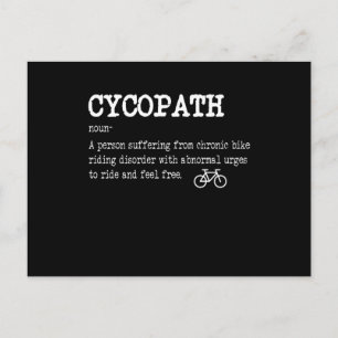 CYCOPATH Lustiger Radfahrer Cyclist Postkarte