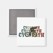 Cycopath - Mountainbiken - Lustiges Radfahren Magnet (Vorderseite/Rückseite)