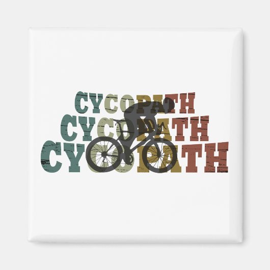 Cycopath - Mountainbiken - Lustiges Radfahren Magnet (Vorne)