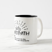 Cycopath Noun Bike Ride Tasse (VorderseiteRechts)