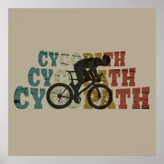 Cycopath Offroad-Radsport Radfahren Poster (Vorne)