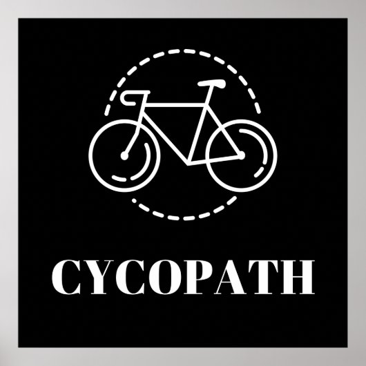 Cycopath-Poster Poster (Vorne)