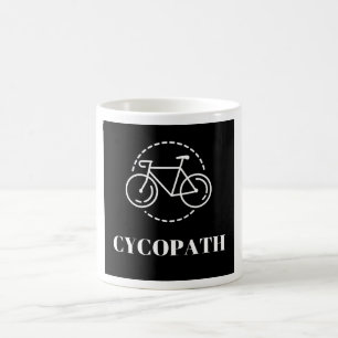 Cycopath Radfahren Bestrafung Minimalist Straßenfa Kaffeetasse