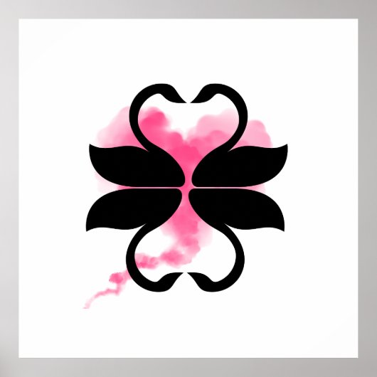 Cygnes Affiche Poster (Vorne)