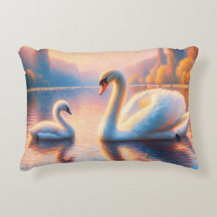 Cygnet und Swan Dekokissen