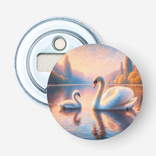 Cygnet und Swan Flaschenöffner (Vorderseite)