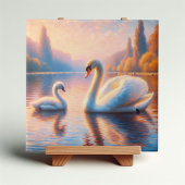 Cygnet und Swan Fliese