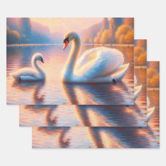 Cygnet und Swan Geschenkpapier Set (Set)