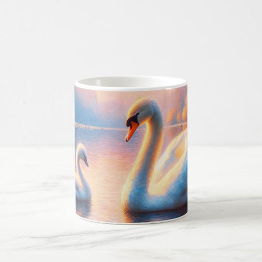 Cygnet und Swan Kaffeetasse (Mittel)