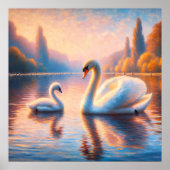 Cygnet und Swan Poster (Vorne)