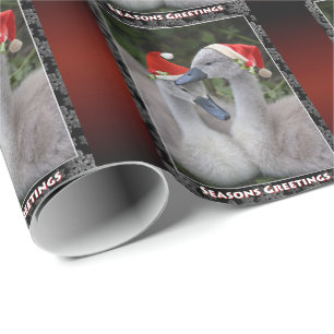 Cygnet Weihnachtswrapping Paper - Weihnachten Geschenkpapier