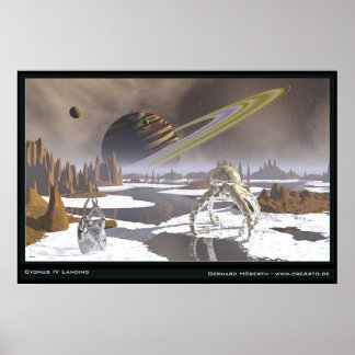 Cygnus IV Landung Poster