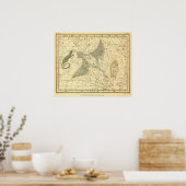Cygnus, Laceria und Via Lactea Poster (Küche)