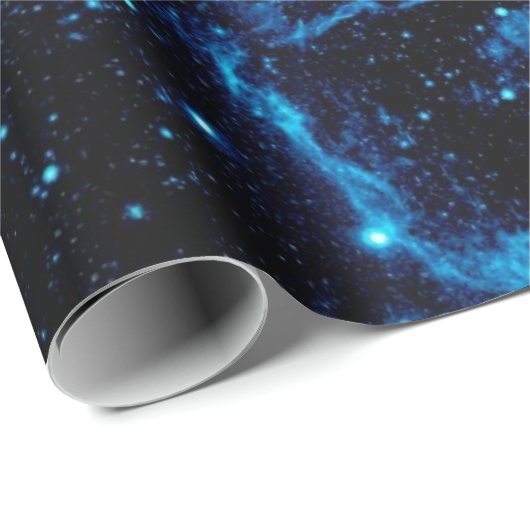 Cygnus Loop Nebula Supernova Remnant NASA Foto Geschenkpapier (Rolleneckpunkt)