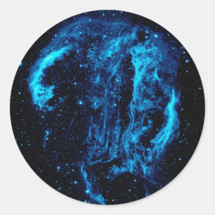 Cygnus Loop Nebula Supernova Remnant NASA Foto Runder Aufkleber