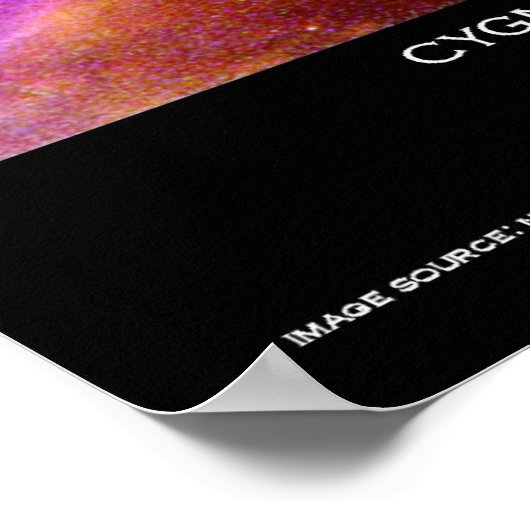 Cygnus Loop Supernova Blast Wave Poster aus dem Al (Ecke)