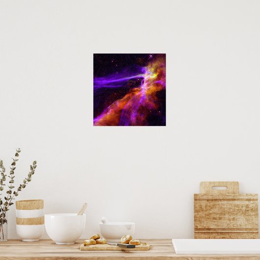 Cygnus Loop Supernova Blast Wave - Space Poster (Küche)