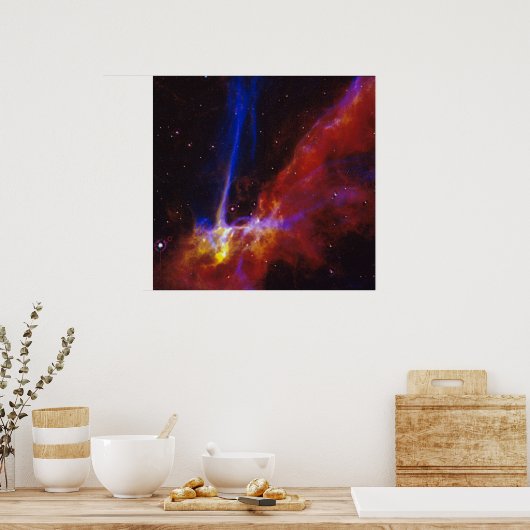 Cygnus Loop Supernova Remnant Poster Print (Küche)
