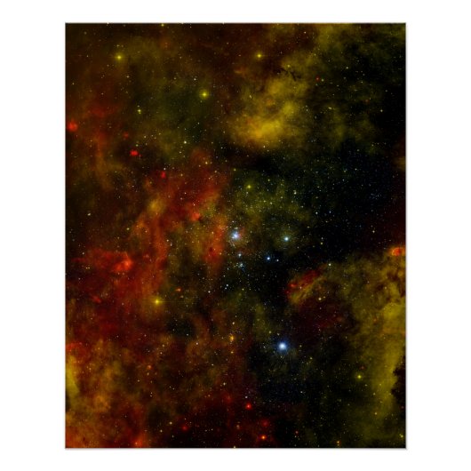 Cygnus OB2-Star-Cluster Poster (Vorderseite)
