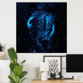 Cygnus-Schleifennebel (NASA) Poster (Heimbüro)