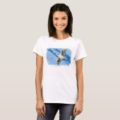 Cygnus-Sternbild, from 'Uranometria' Writte T-Shirt (Vorne ganz)