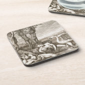 Cygnus umgewandelt in ein Schwan und des Phaetons Untersetzer (Linke Seite)