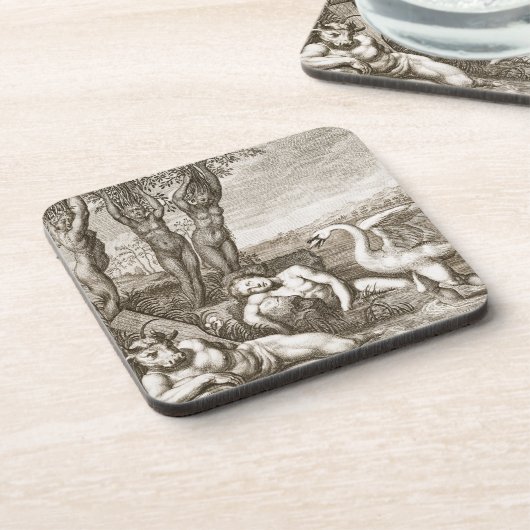 Cygnus umgewandelt in ein Schwan und des Phaetons Untersetzer (Linke Seite)