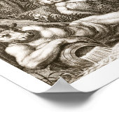 Cygnus verwandelt sich in einen Schwan und Phaeton Poster (Ecke)