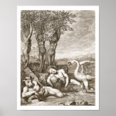 Cygnus verwandelt sich in einen Schwan und Phaeton Poster (Vorne)