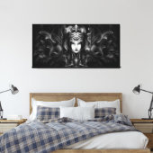 Cyiria Queen of the Dark Realm Canvas drucken Leinwanddruck (Insitu (Schlafzimmer))