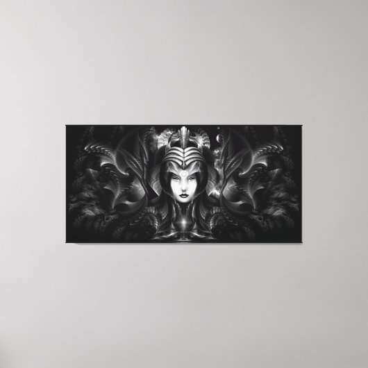 Cyiria Queen of the Dark Realm Canvas drucken Leinwanddruck (Vorderseite)