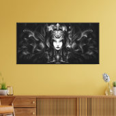 Cyiria Queen of the Dark Realm Canvas drucken Leinwanddruck (Insitu (Wohnzimmer))