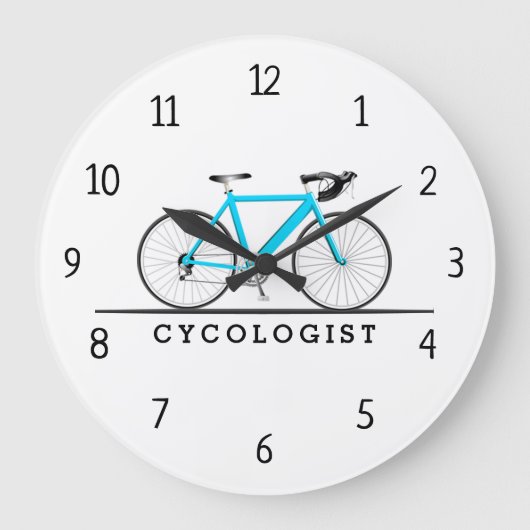 Cykologe Aqua Bicycle Große Uhr (Vorderseite)