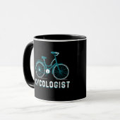 Cykologe Coffee Tasse Geschenk für Biker und Radfa (Vorderseite Links)
