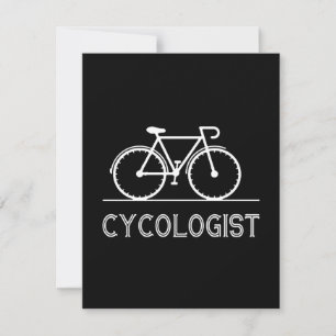 Cykologe Cycle Lover Geschenk für Radfahrer Dankeskarte
