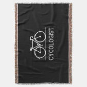 Cykologe Cycle Lover Geschenk für Radfahrer Decke (Vorderseite Vertikal)