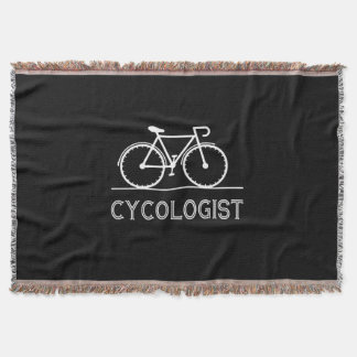 Cykologe Cycle Lover Geschenk für Radfahrer Decke
