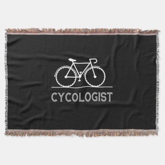 Cykologe Cycle Lover Geschenk für Radfahrer Decke (Vorderseite)