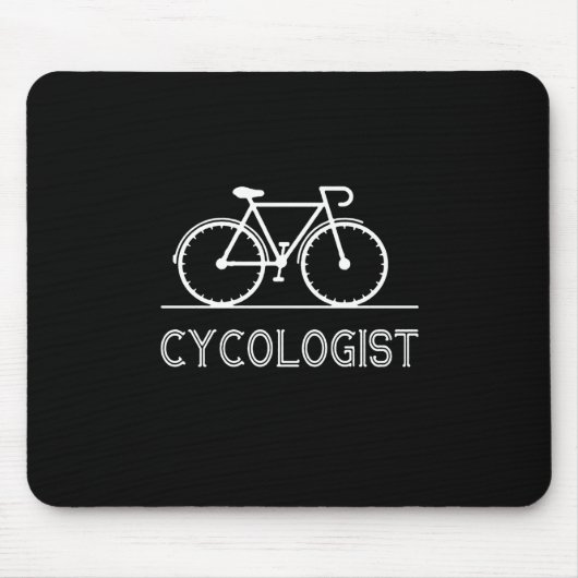 Cykologe Cycle Lover Geschenk für Radfahrer Mousepad (Vorne)