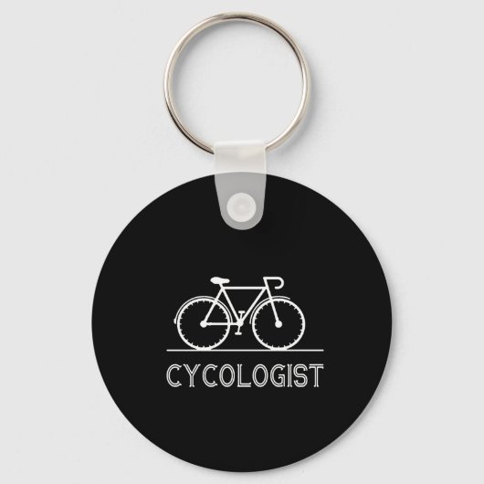 Cykologe Cycle Lover Geschenk für Radfahrer Schlüsselanhänger (Vorderseite)